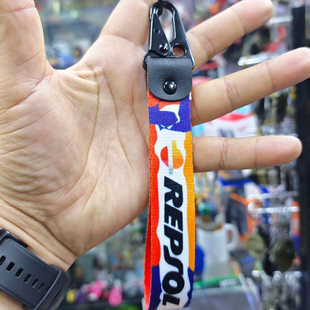 Repsol Motorcycle Sport Car Keychain - alternate view