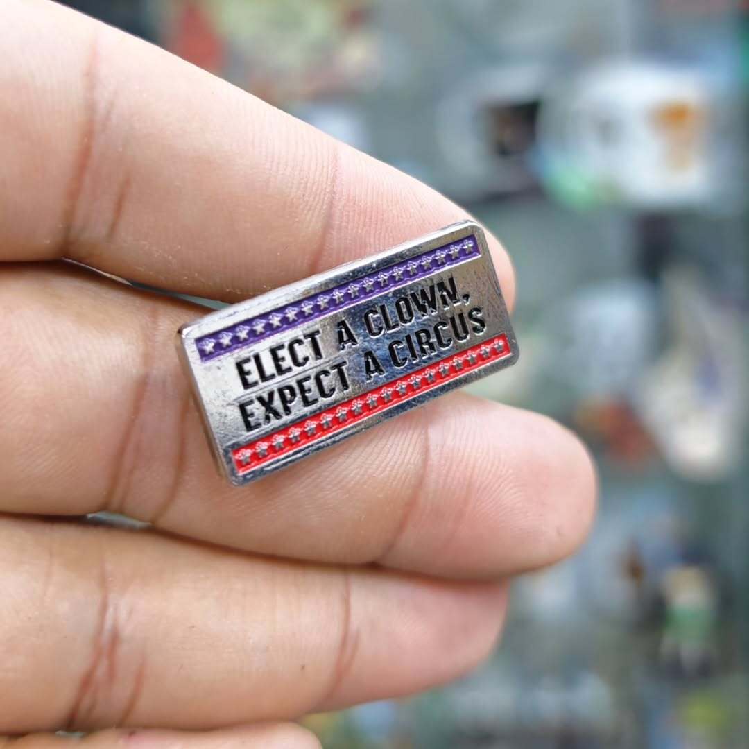 Elec A Clown Expect A Circus Pins - alternate view