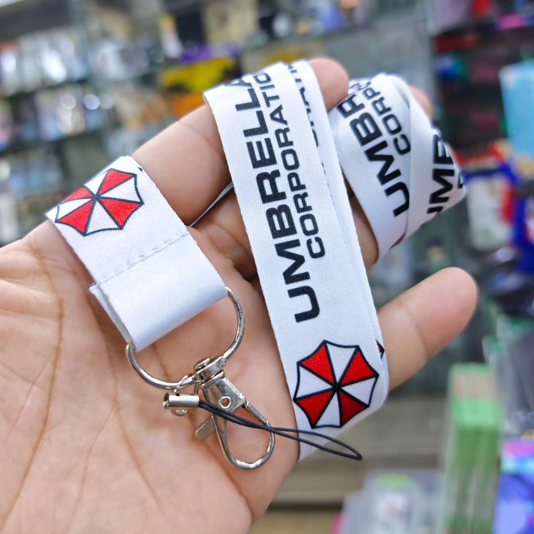 Resident Evil Umbrella Corporation Smartphone Attachment Keychain - alternate view