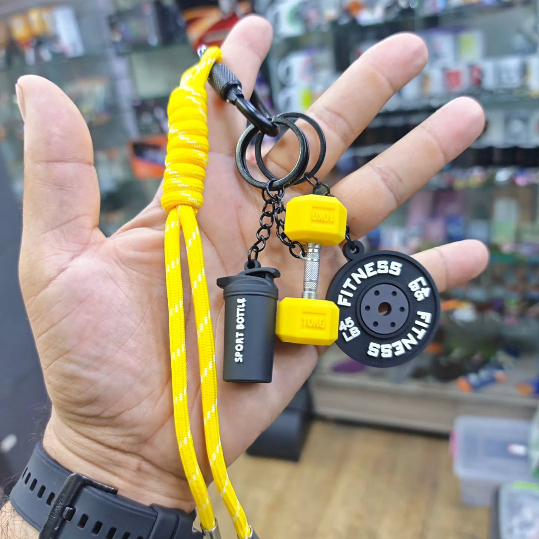 Bodybuilding Keychain - alternate view
