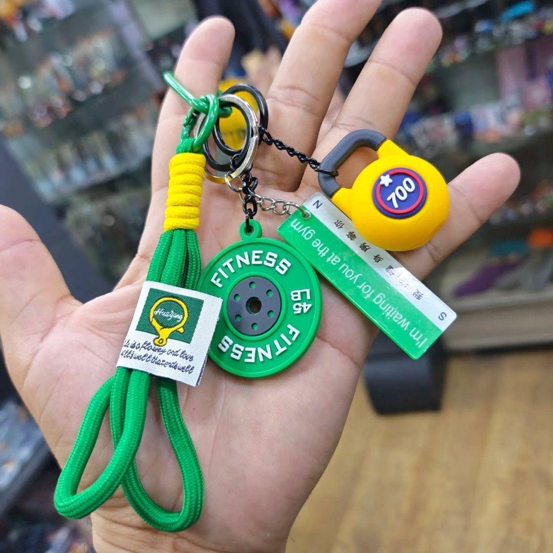 Bodybuilding Keychain - alternate view