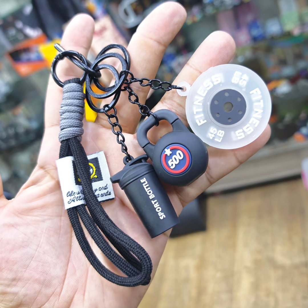 Bodybuilding Keychain - alternate view