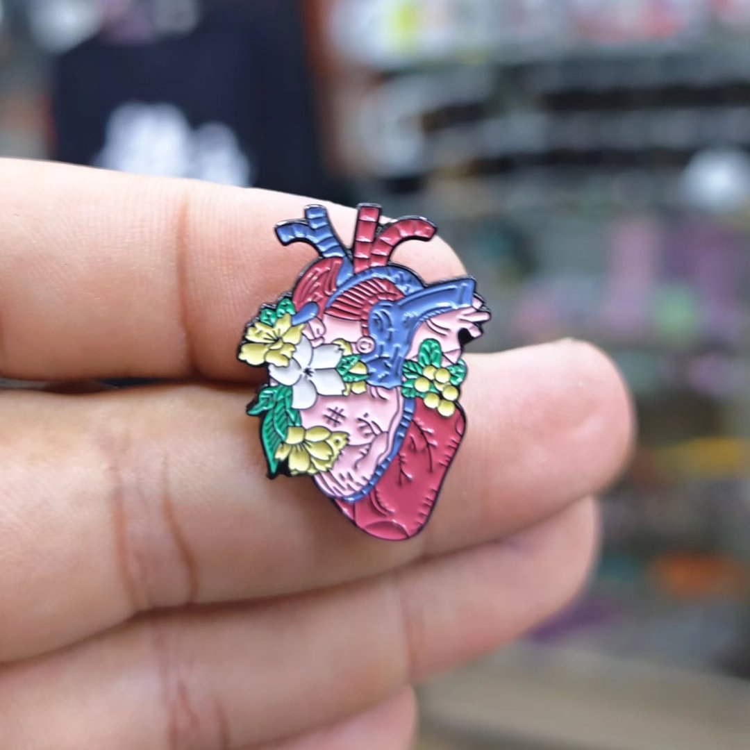 Heart Pins - alternate view