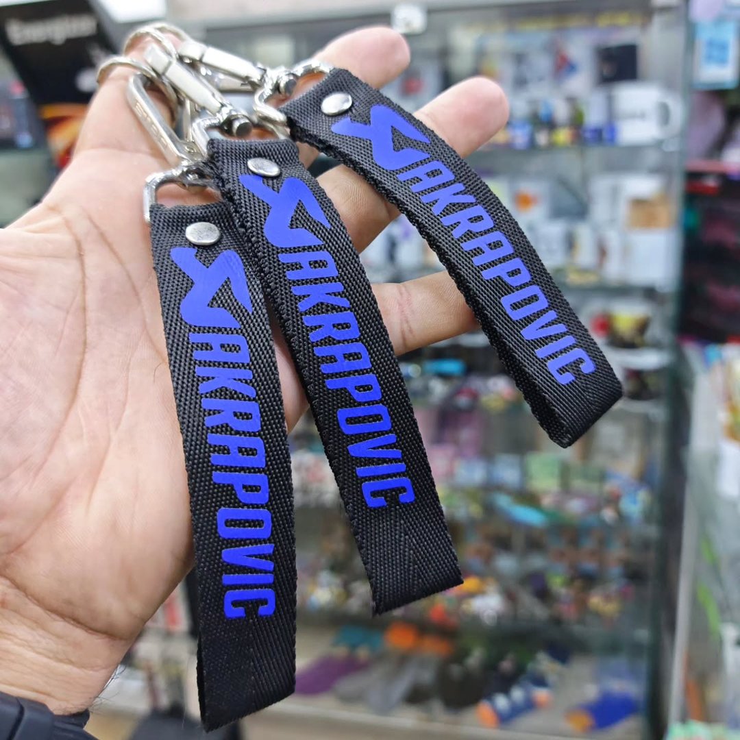 Akrapovic Keychain - alternate view