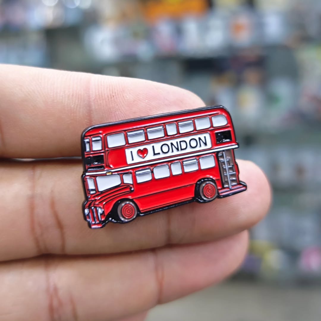 London Bus Pins - alternate view