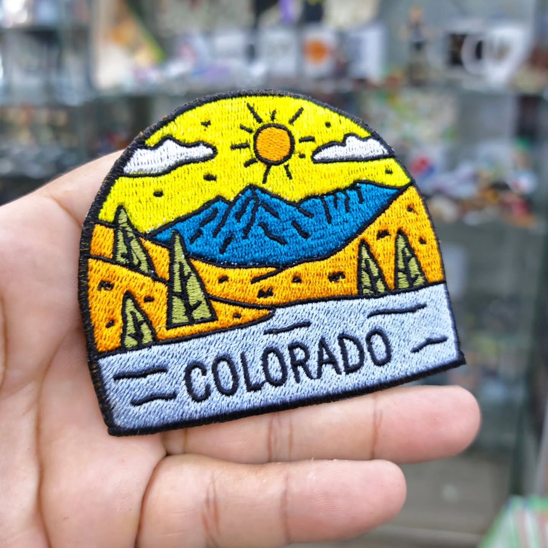 Embroidered Patch Colorado Travel 90 x 75 MM - alternate view