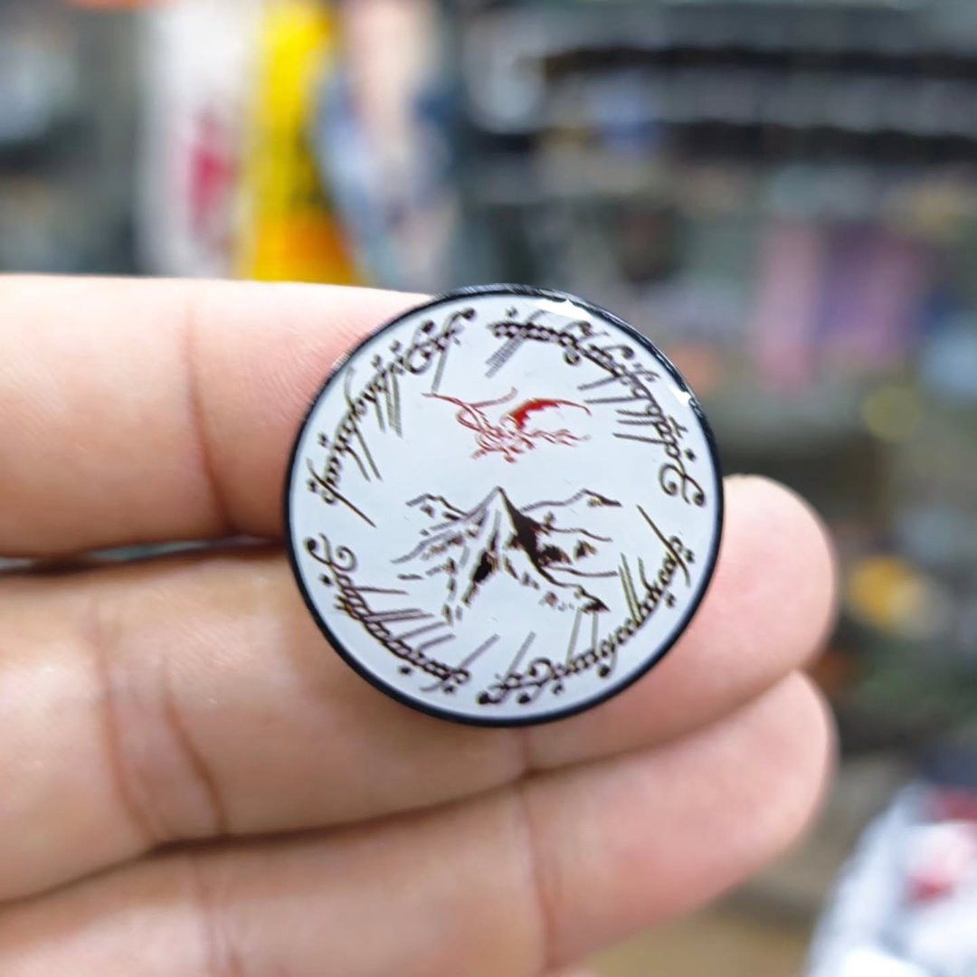 The Lord Of The Ring Pins - alternate view