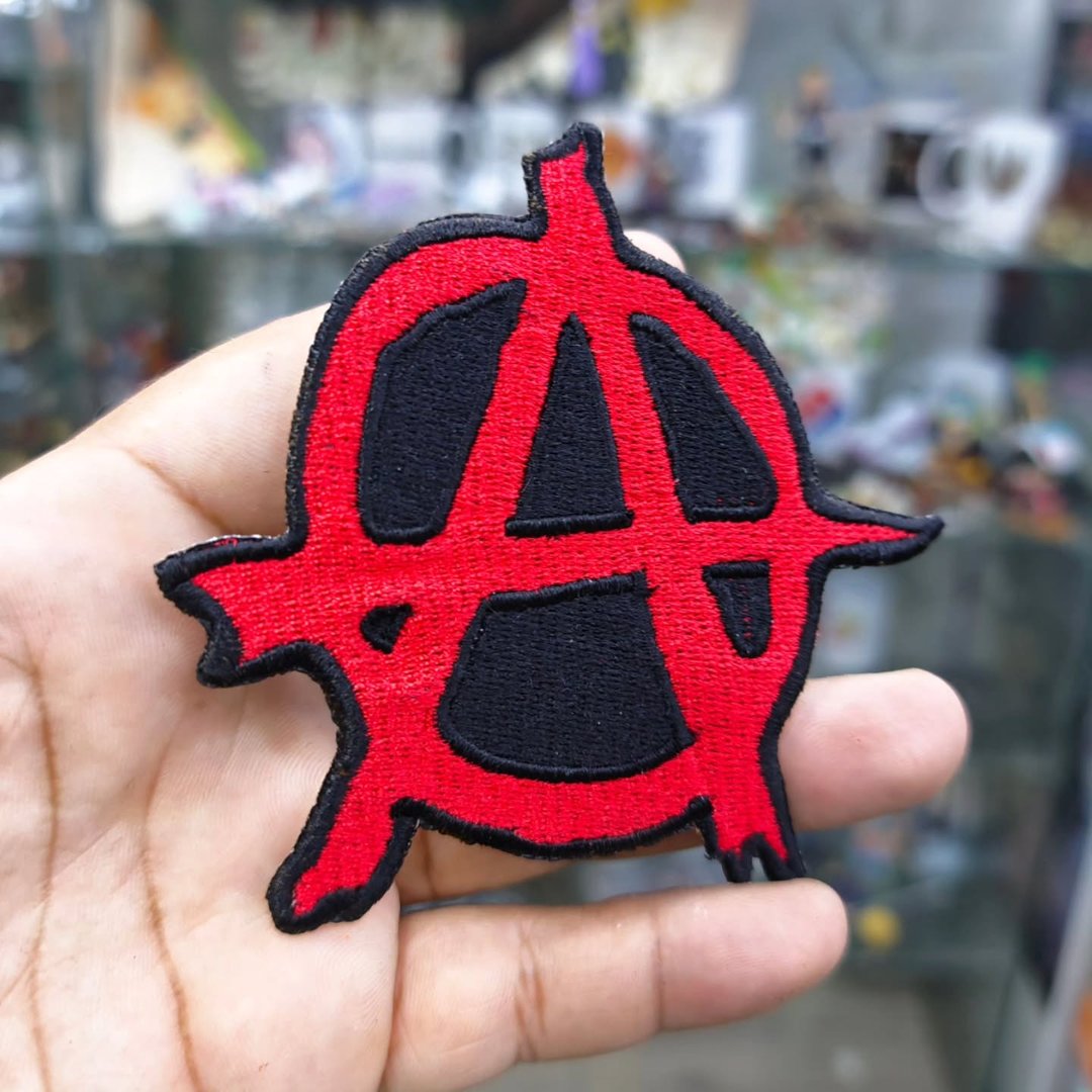 Embroidered Patch Anarchy 115 x 100 MM - alternate view