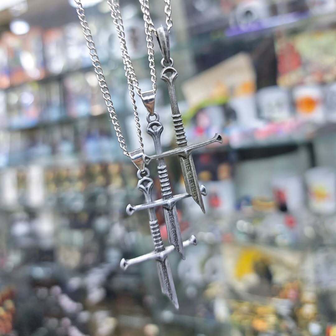 Lord of the Rings Broken Sword Narsil Necklace - alternate view