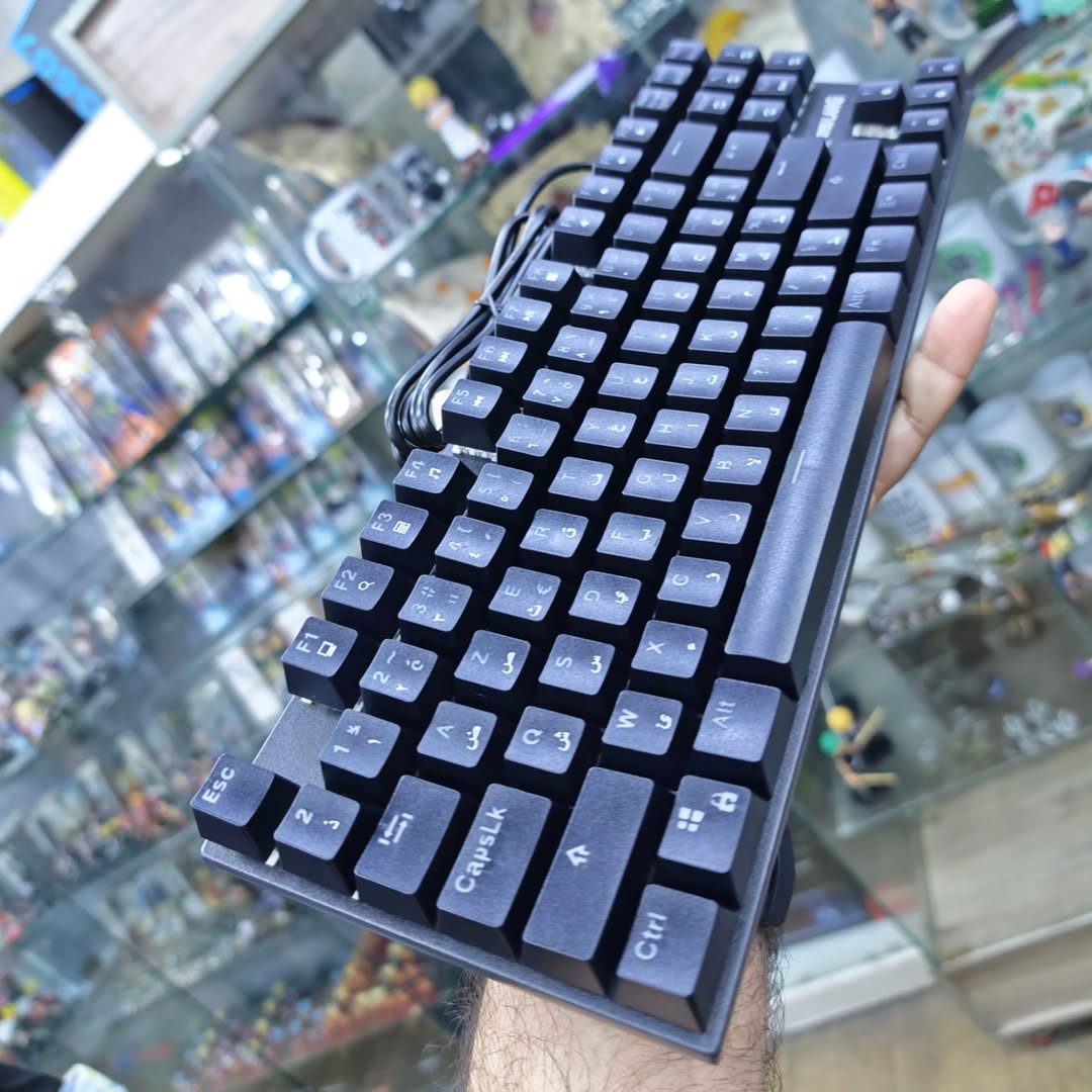 Ziyou Lang K2 Blue Mechanical Keyboard - alternate view