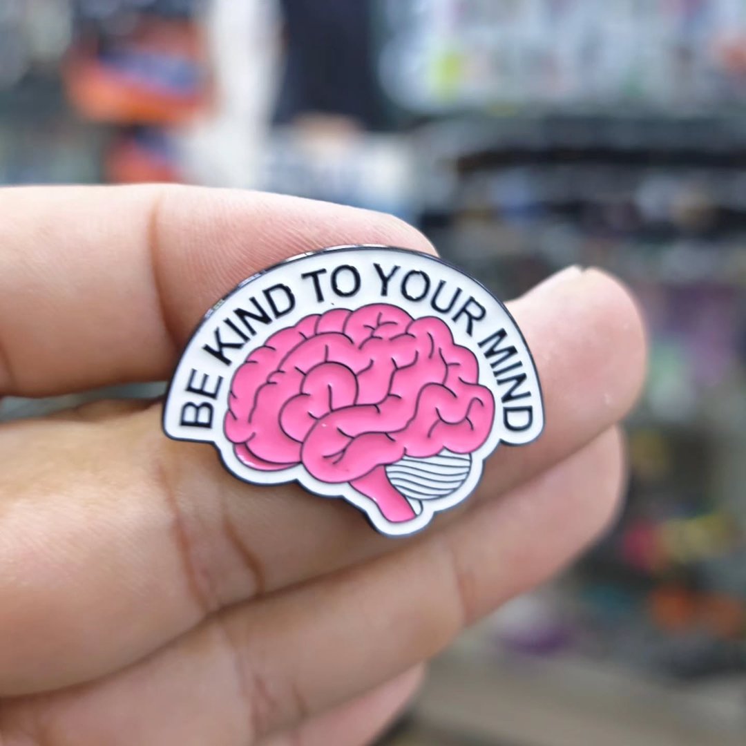 Be Kind To Your Mind Pins - alternate view