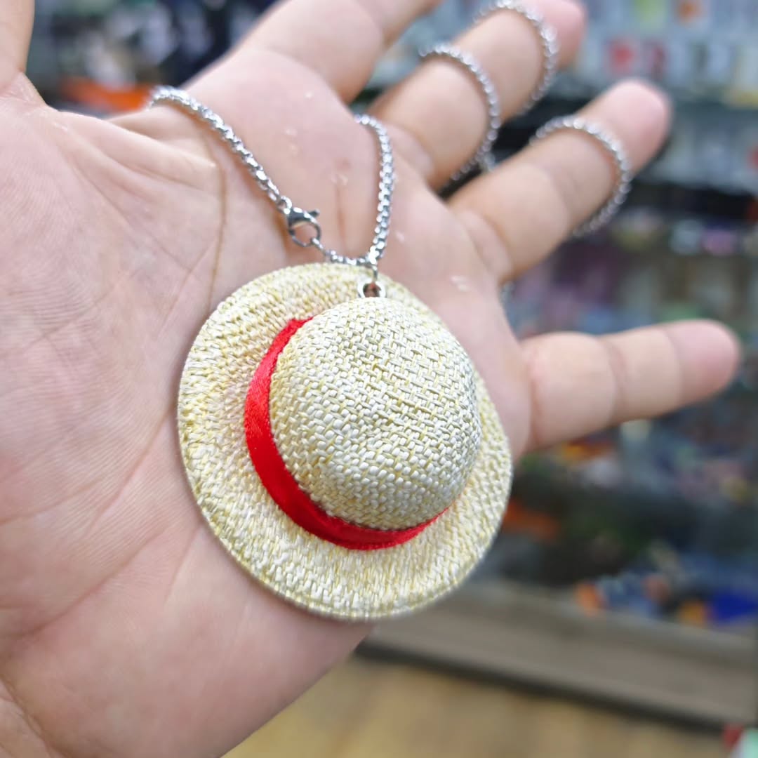 One Piece Necklace Luffy Hat - alternate view