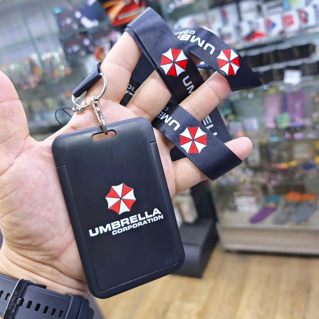 Resident Evil Umbrella Corporation Badge Holder - alternate view