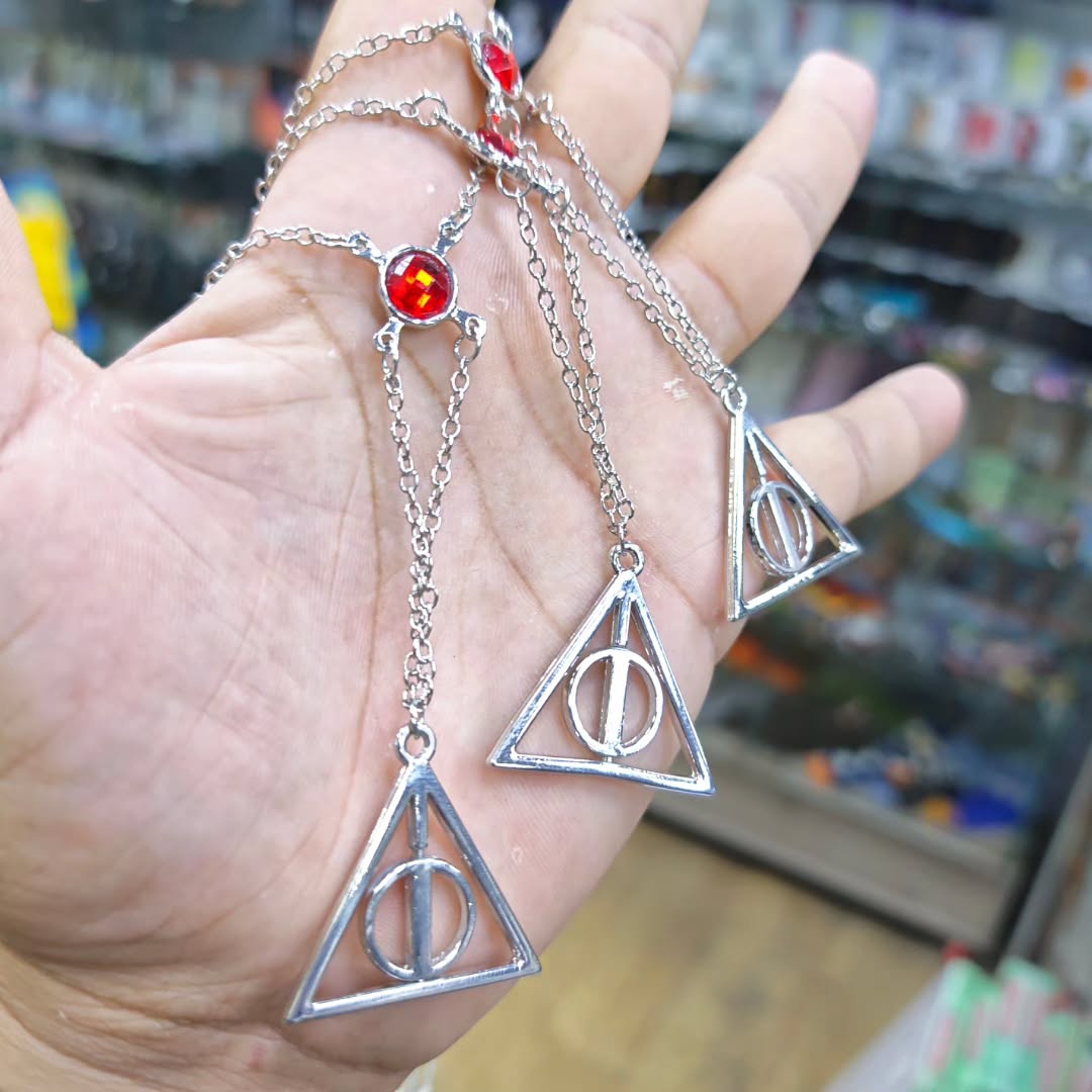 Harry Potter Deathly Hallows Necklace - alternate view