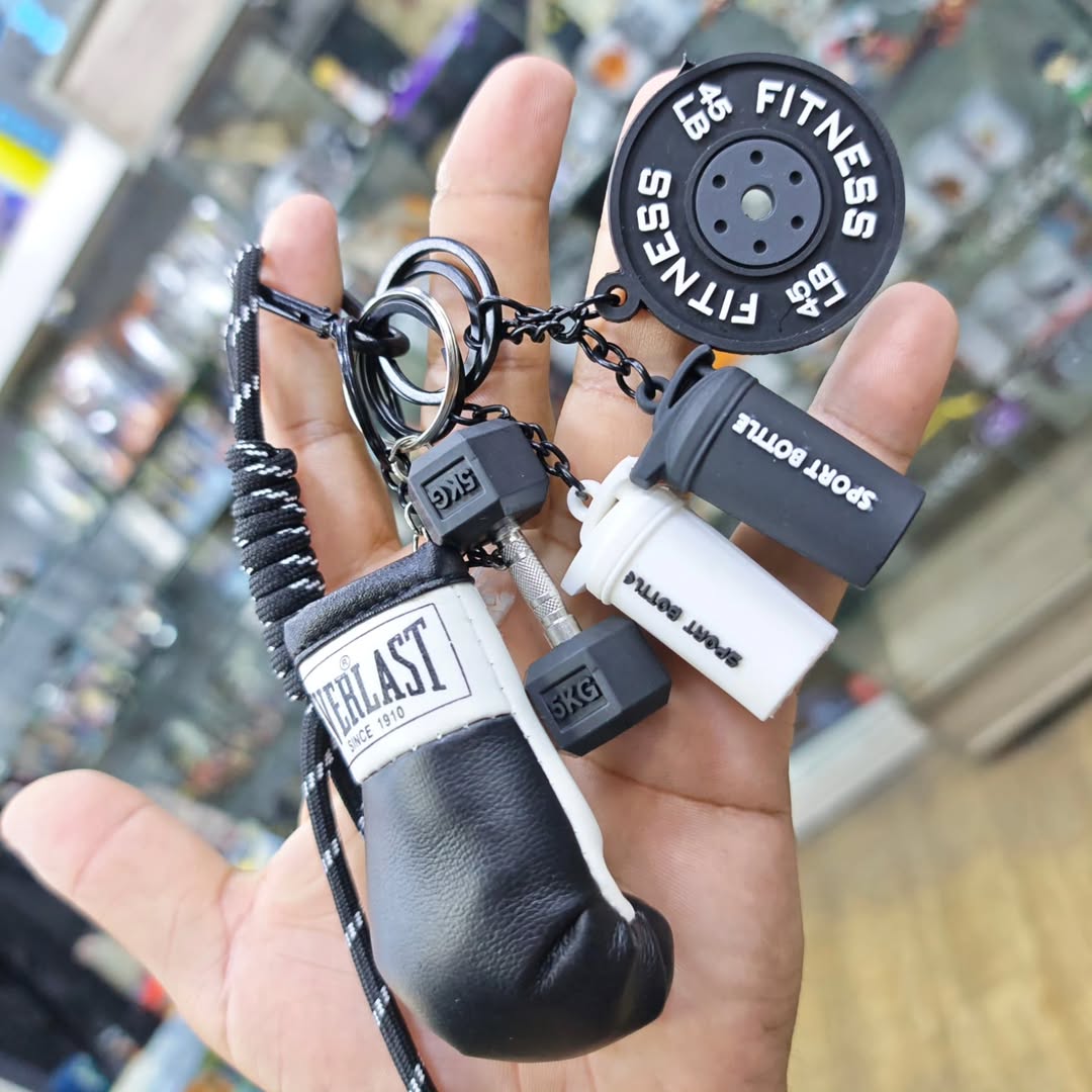 Boxing Keychain - alternate view