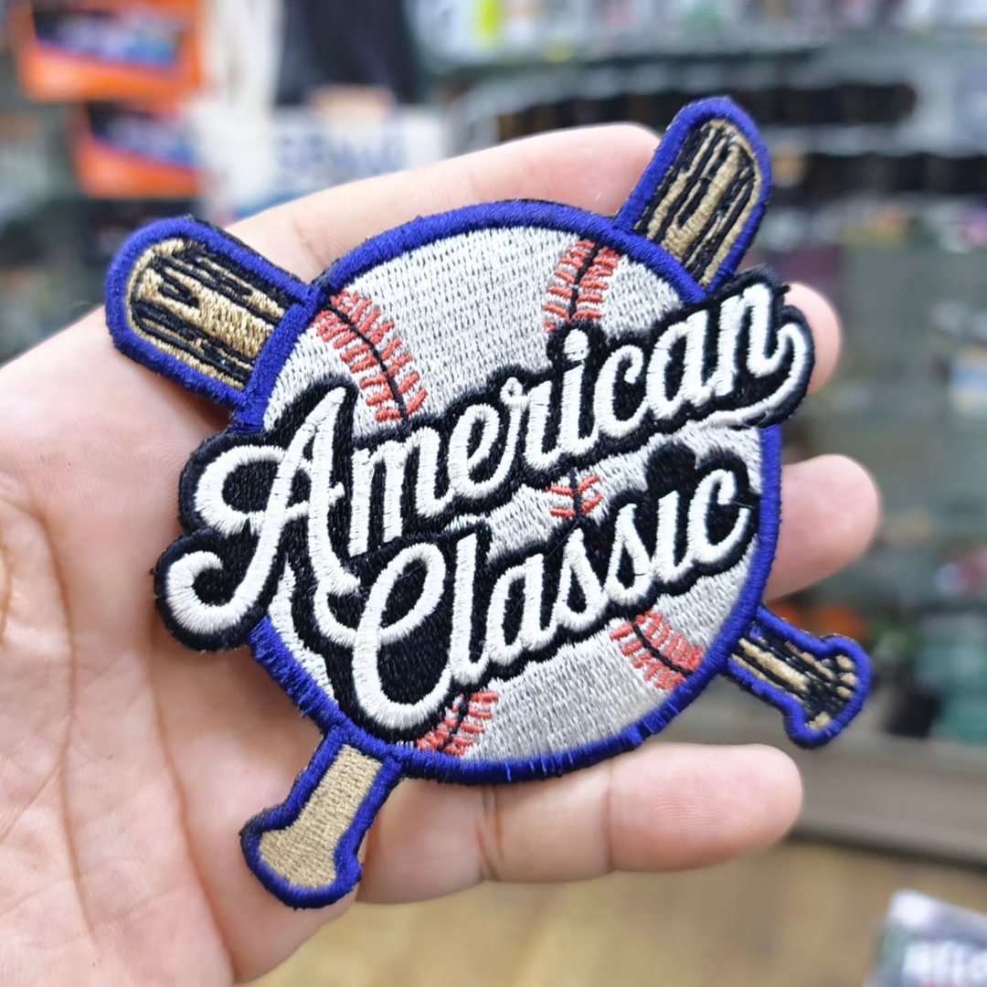 Embroidered Patch Basballe USA Classic 95x95 CM - alternate view