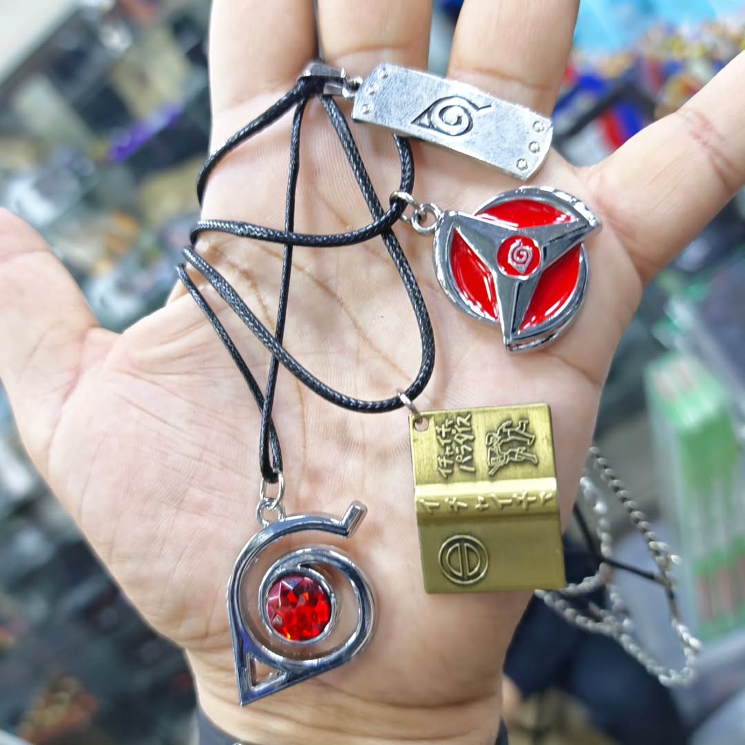 Naruto 4 Necklace Promotion Pack - alternate view