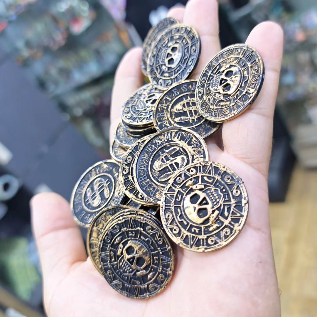 Pack of 20 Pirates of the Caribbean Medallions - alternate view