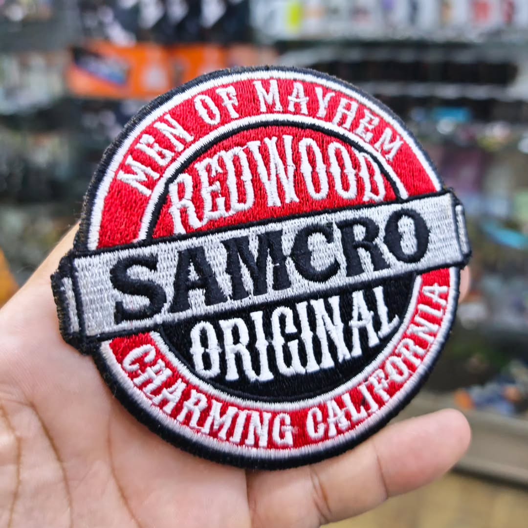 Embroidered Patch Sons Of Anarchy Samcro 110 x 100 MM - alternate view