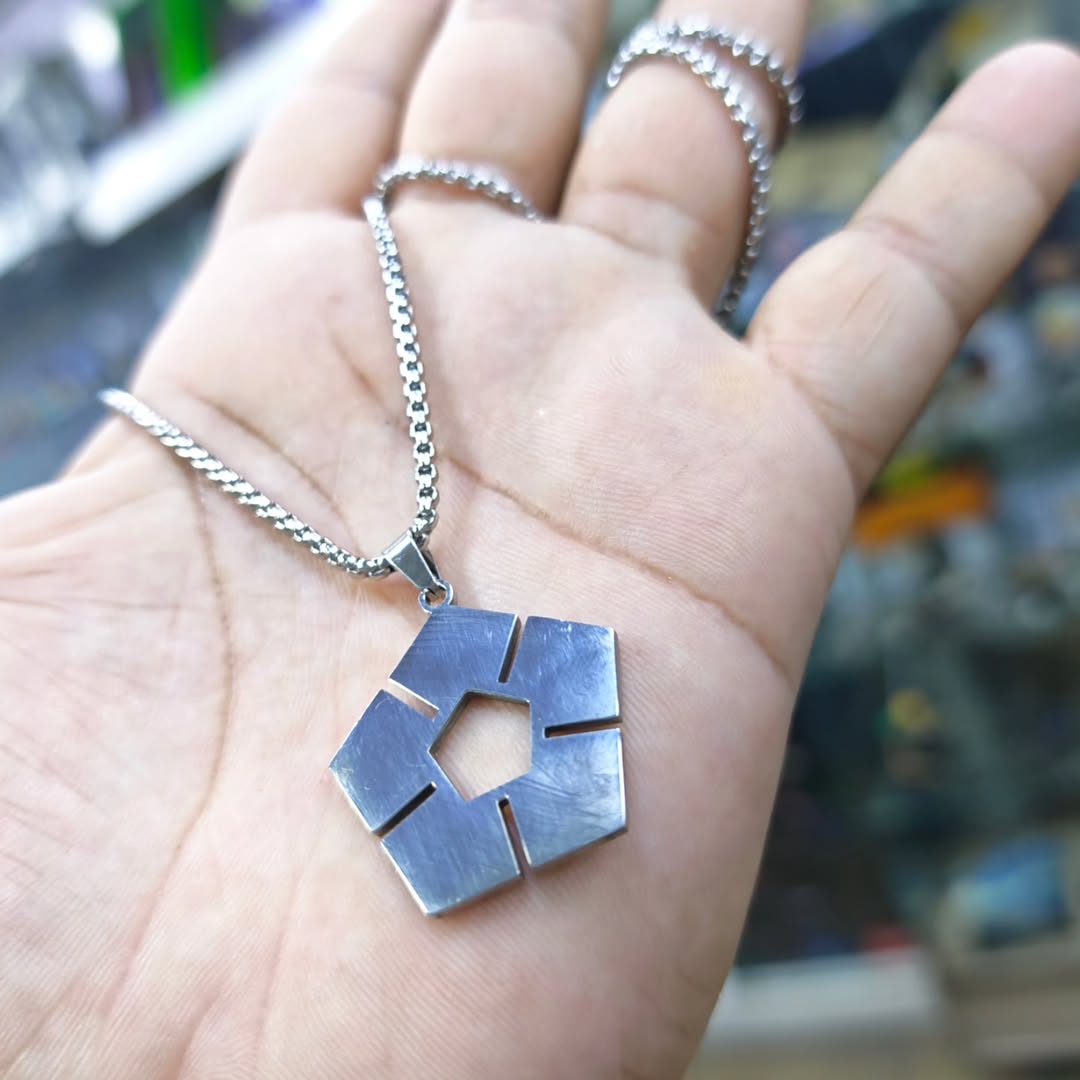 Blue Lock Necklace - alternate view