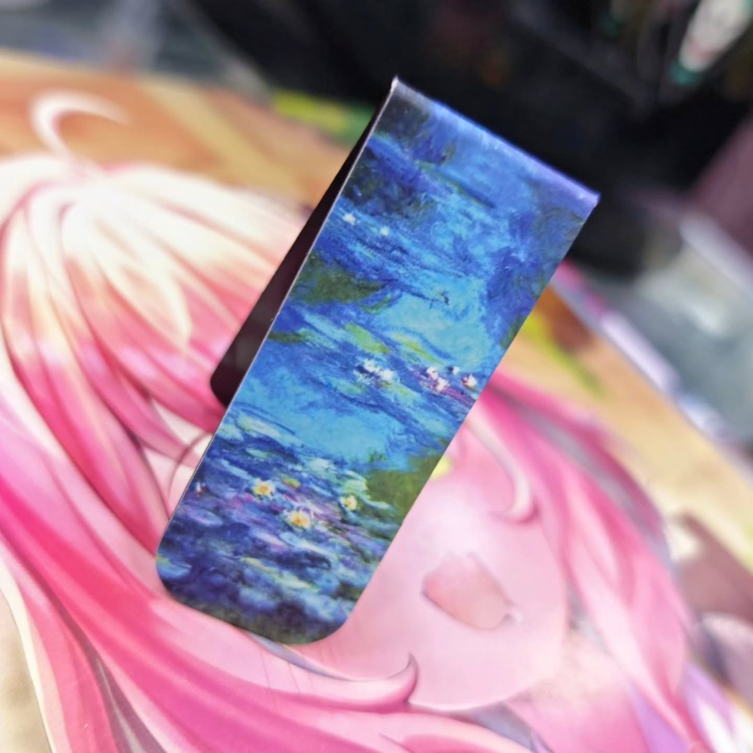 Pack of 4 Claude Monet Magnetic Bookmarks - alternate view