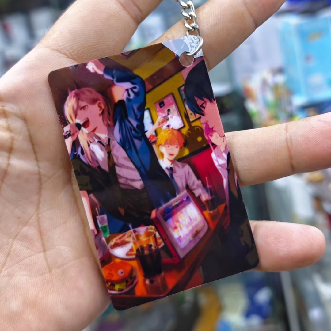 Chainsaw Man Keychain - alternate view