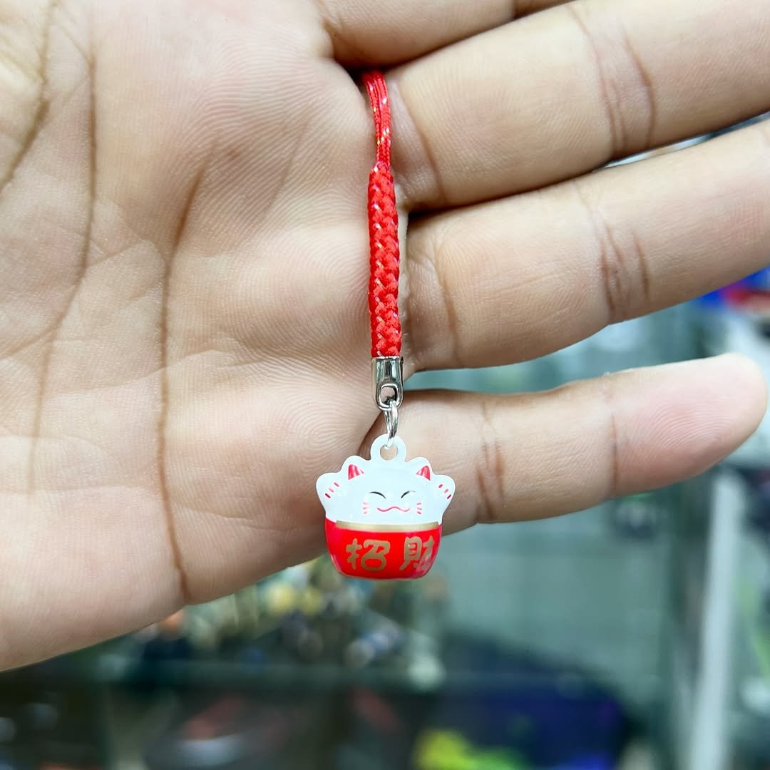Cat Keychain 1 #61 - alternate view