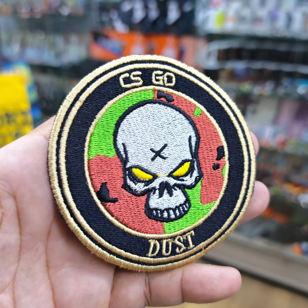 Embroidered Patch CS GO Dust 95 x 95 MM - alternate view