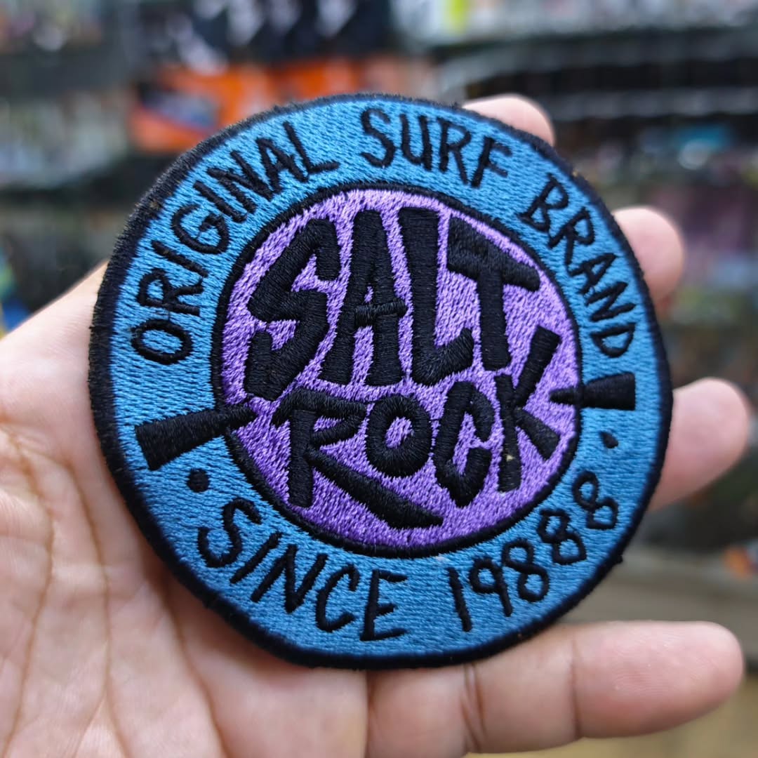 Embroidered Patch Salt Rock 95 x 95 MM - alternate view