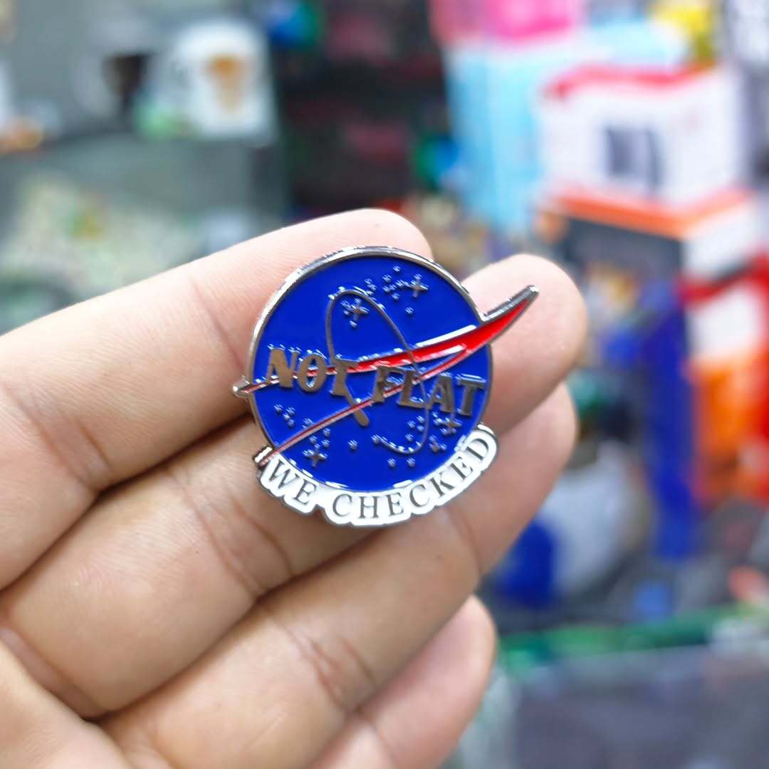 NASA Not Flat Pins - alternate view