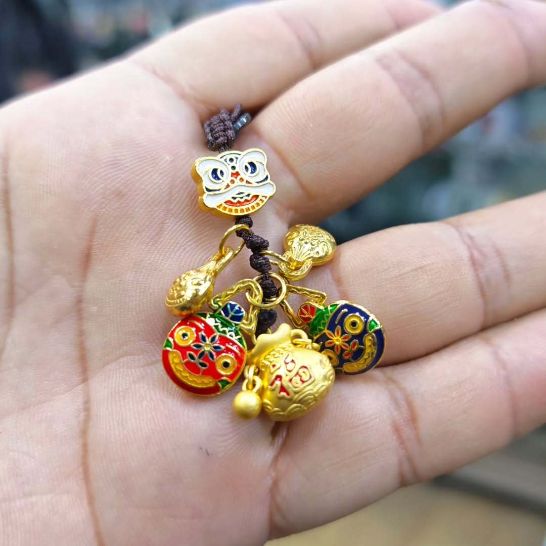 Chinese Keychain - alternate view
