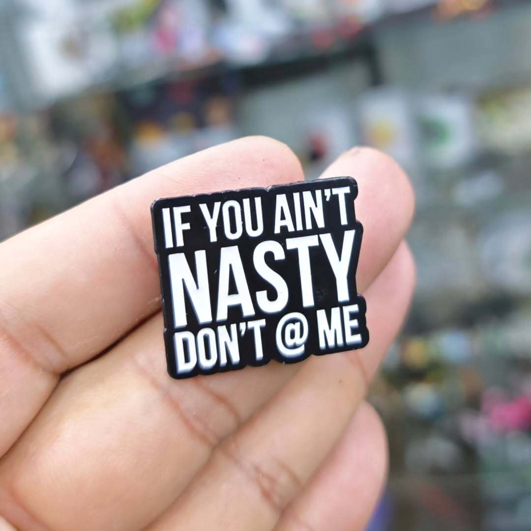 If You Aint Nasty Dont Me Pins - alternate view