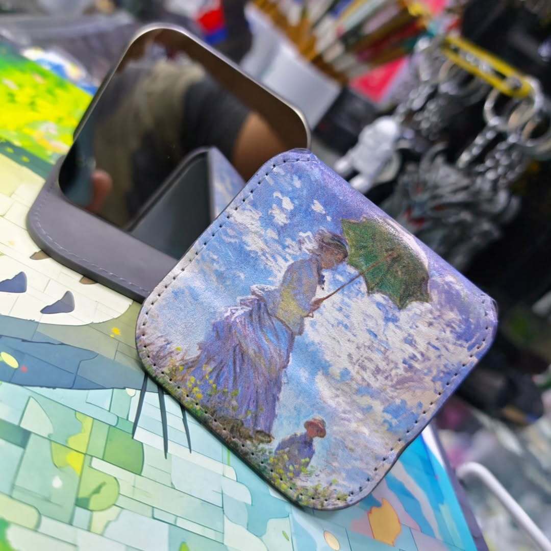 Claude Monet Woman With Parasol Pocket Mirror - alternate view