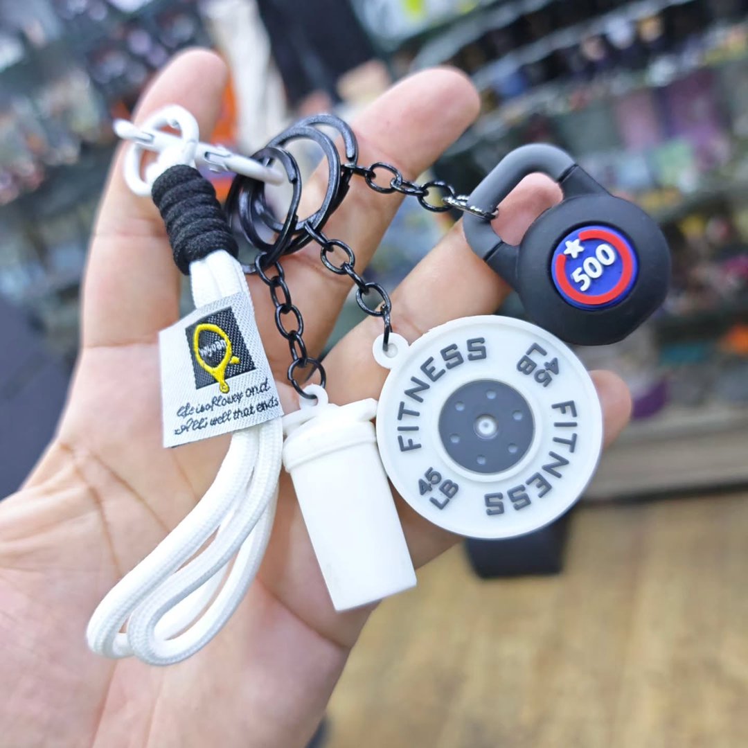 Bodybuilding Keychain - Keychain