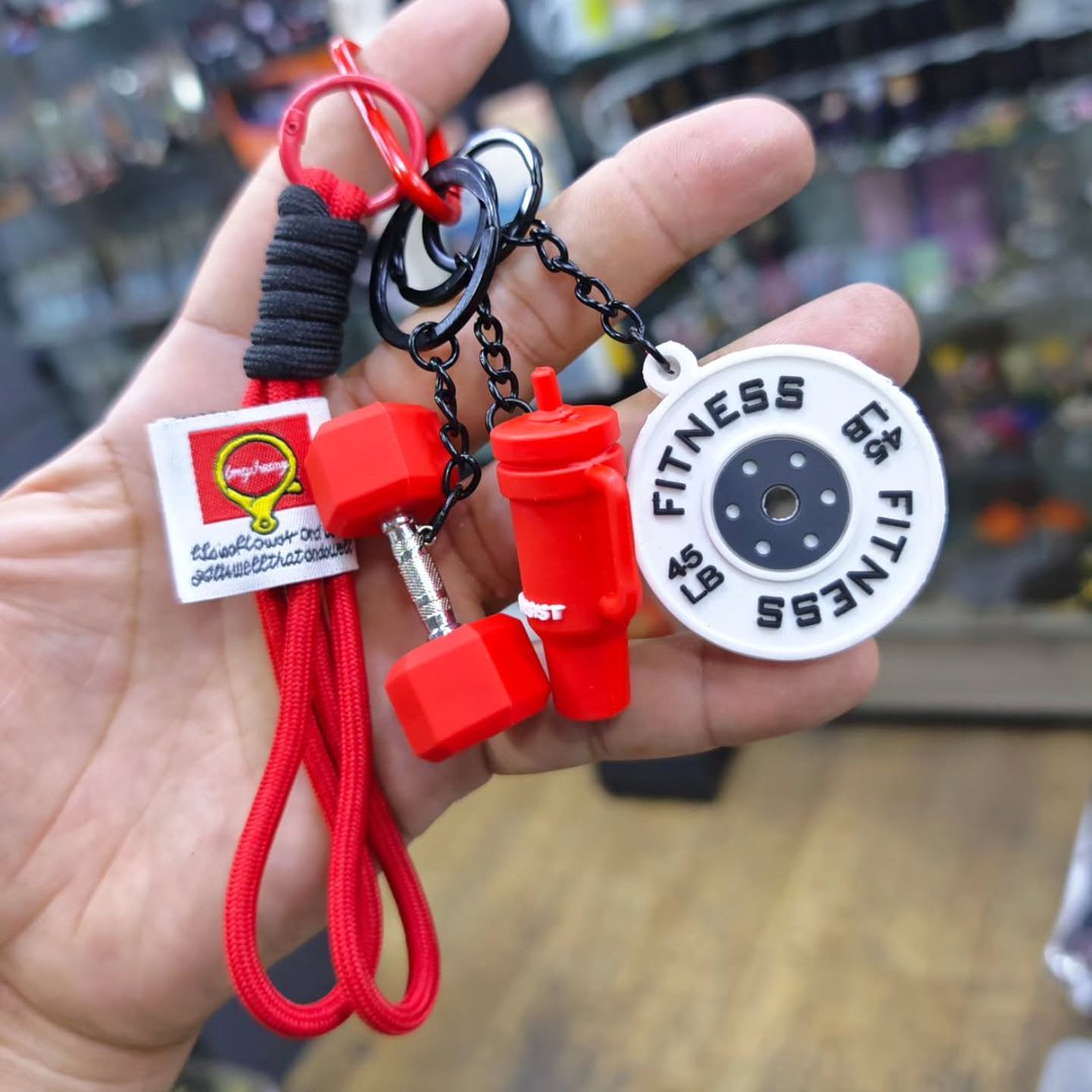 Bodybuilding Keychain - Keychain