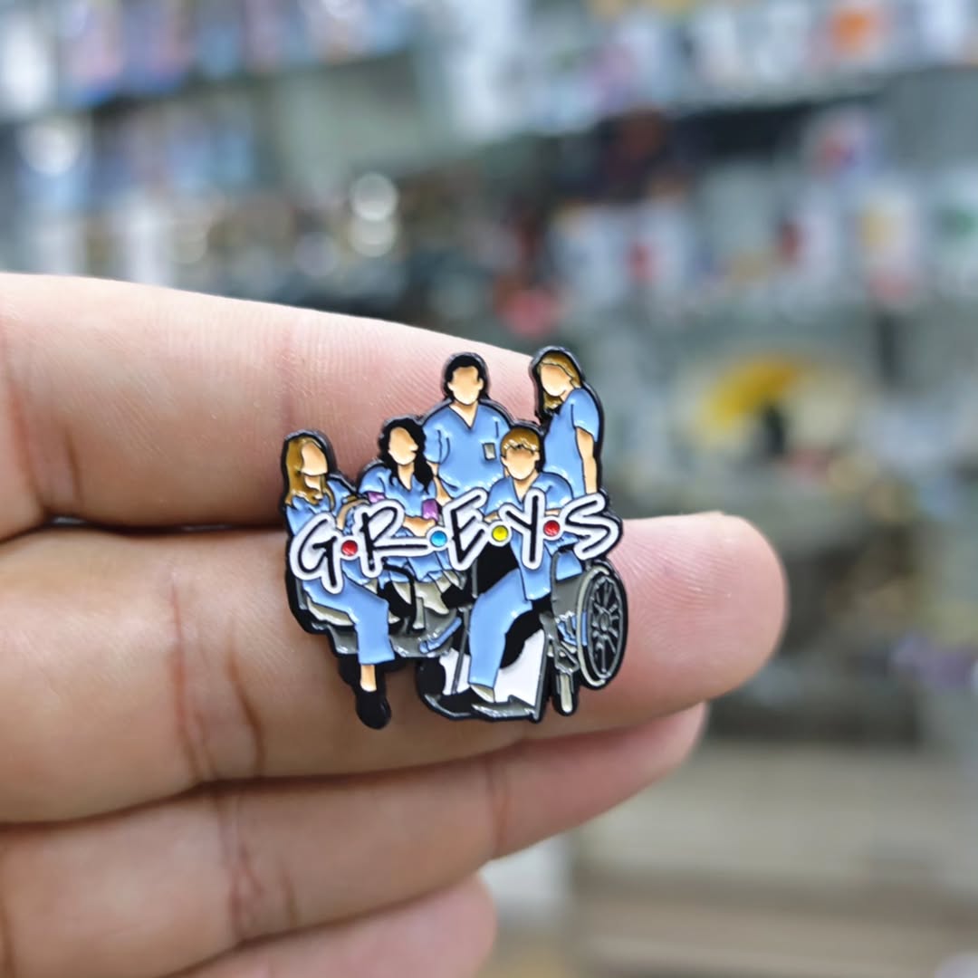 Greys Anatomy Medical Pins - Metal Pins