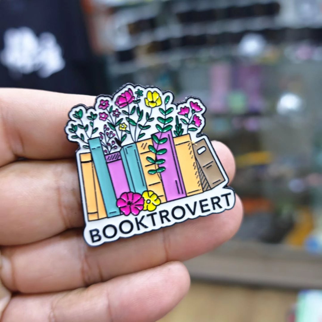 Booktrovert Pins - Metal Pins