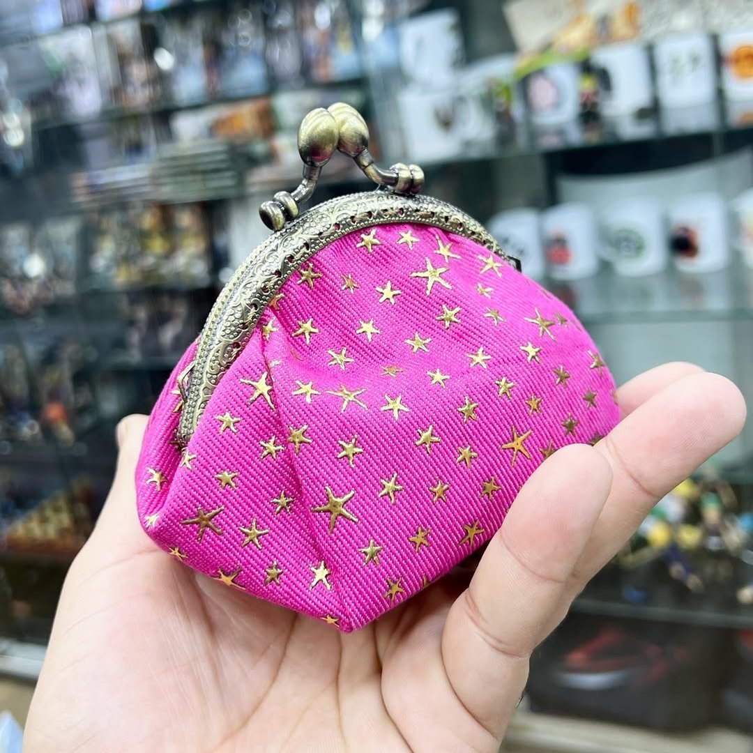 Pink Denim Coin Purse #147 - Wallet