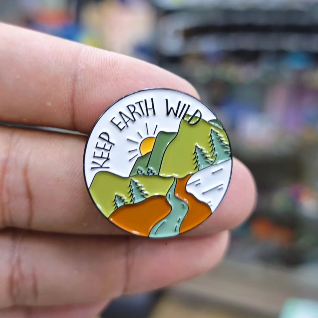 Keep Earth Wild Travel Pins - Metal Pins