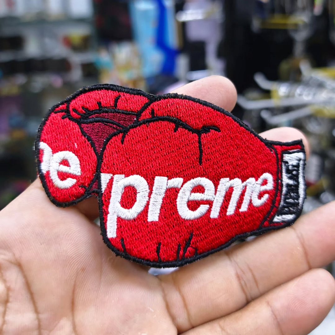 Patch Embroidery Supreme Boxe 100 x 60 MM - Embroidered Patch
