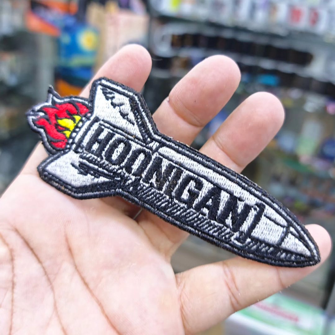 Patch Embroidery Hoonigan 135 x 55 MM - Embroidered Patch