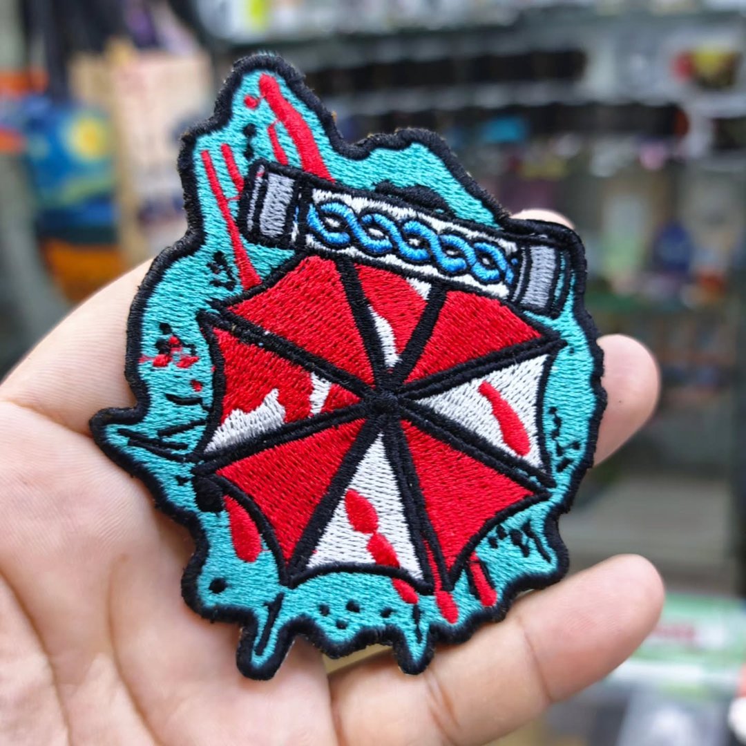 Patch Embroidery Resident Evil Umbrella 95 x 85 MM - Embroidered Patch