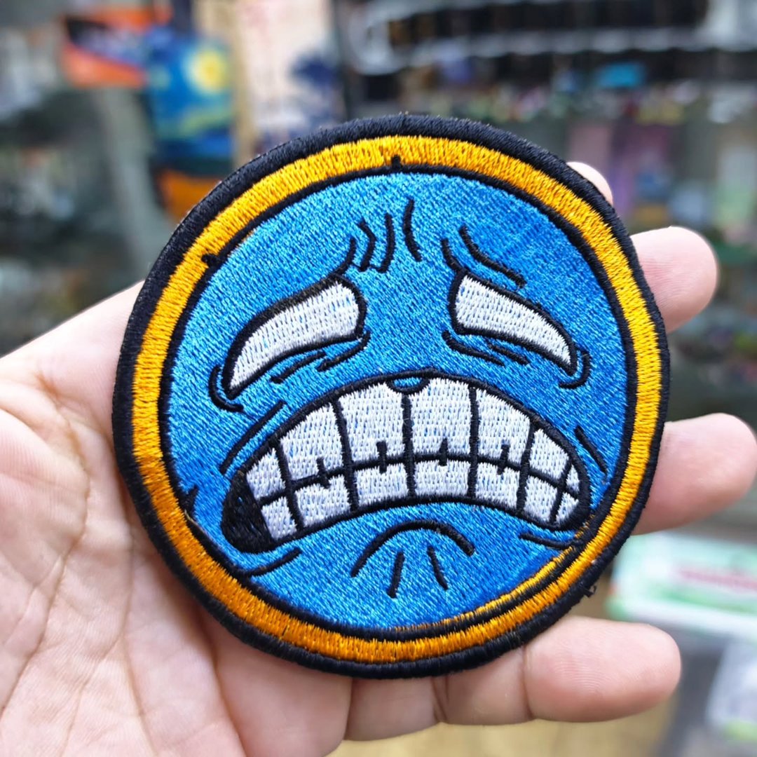 Patch Embroidery One Piece Face Ace 95 x 95 MM - Embroidered Patch