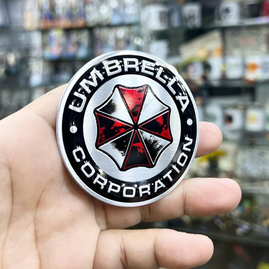 Resident Evil Umbrella Aluminum Stickers - Aluminum Stickers