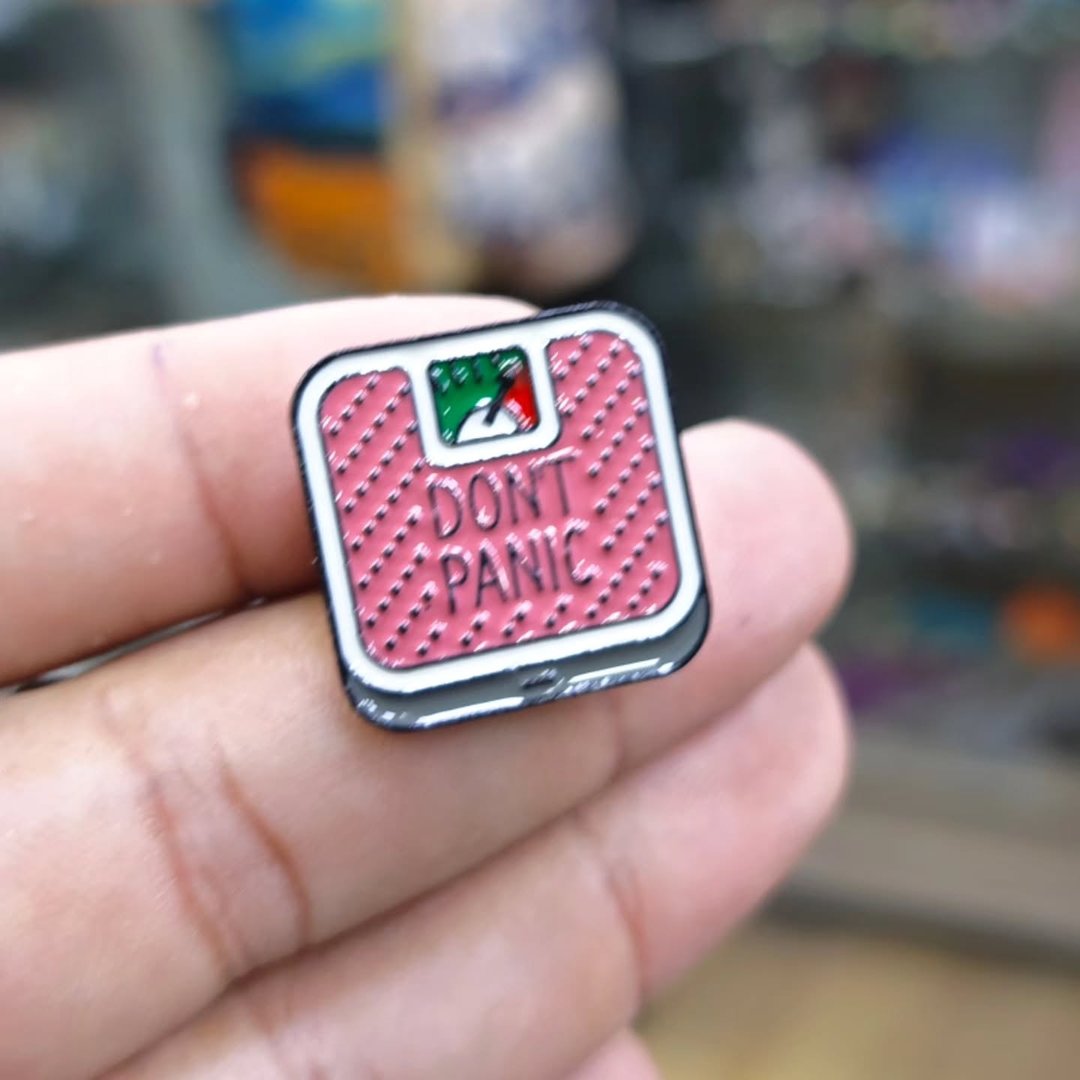Dont Panic Pins - Metal Pins