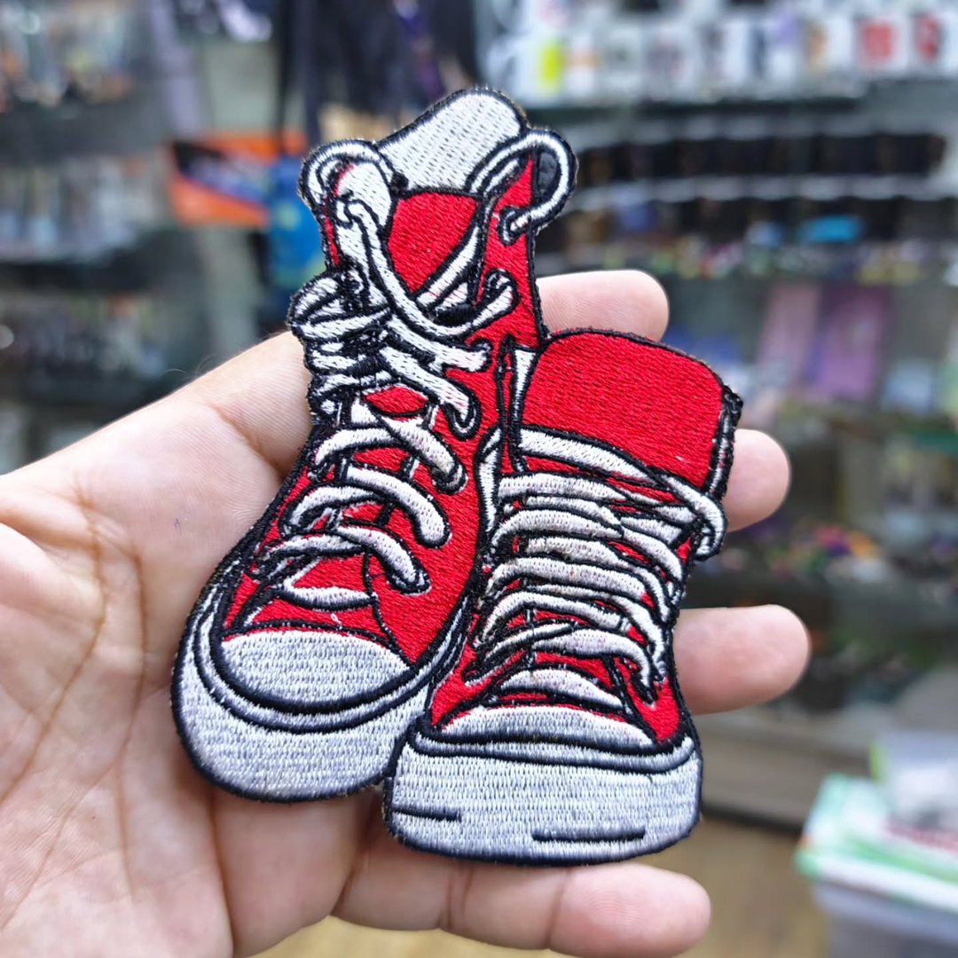 Embroidered Patch Converse Red 120 x 90 MM - Embroidered Patch