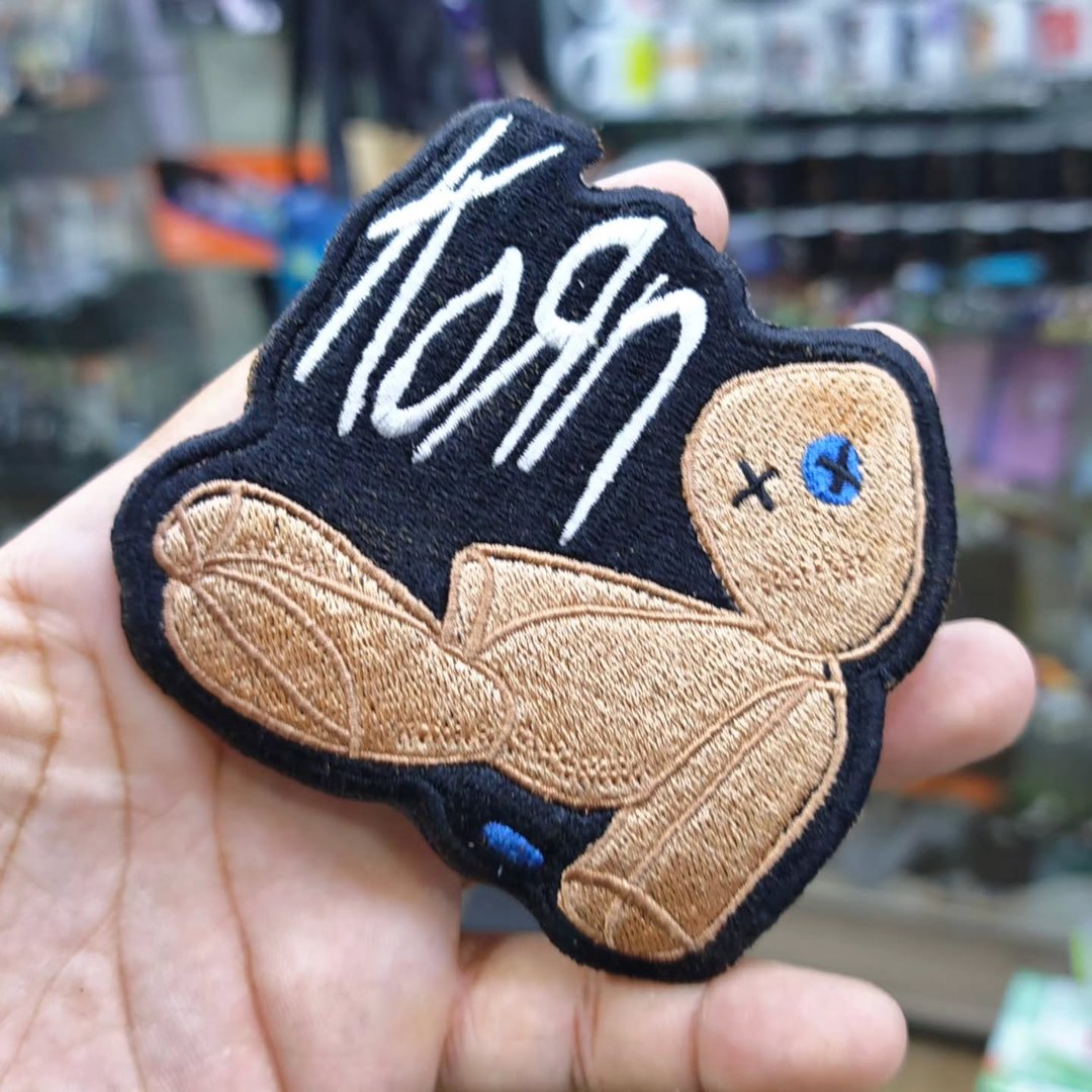 Embroidered Patch Korn 95 x 95 MM - Embroidered Patch