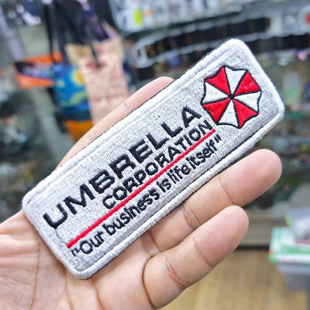 Embroidered Patch Umbrella Resident Evil 140 x 45 MM - Embroidered Patch