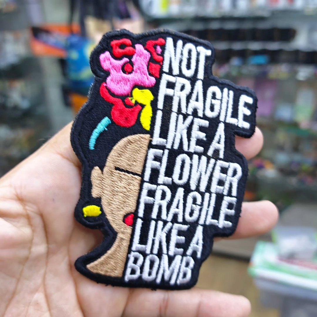 Embroidered Patch Frida Kahlo 85 x 120 MM - Embroidered Patch