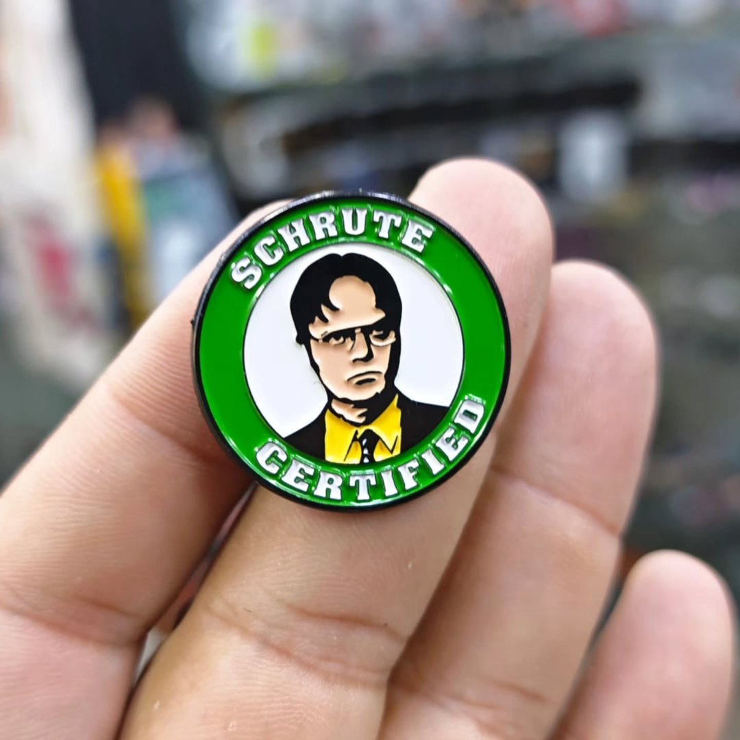 Schrute Certified Pins - Metal Pins